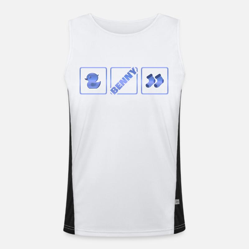 Benny Funktionelles Kontrast-Tank Top für Männer 