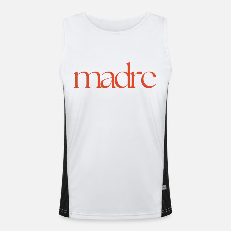 Geschenk für werdende Mutter und Muttertag Funktionelles Kontrast-Tank Top für Männer 