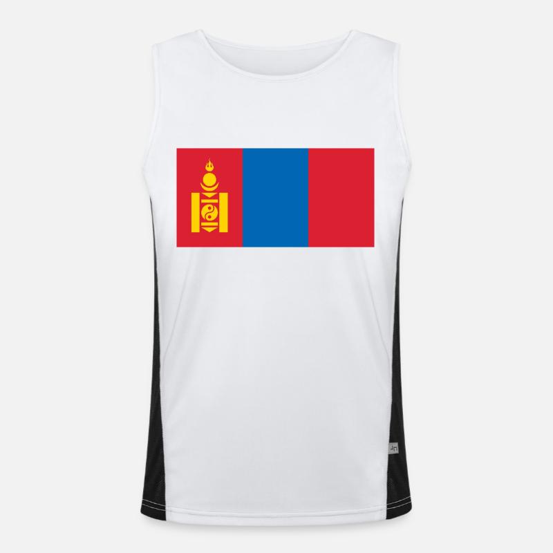 Mongolia Men's Functional Contrast Tank Top 