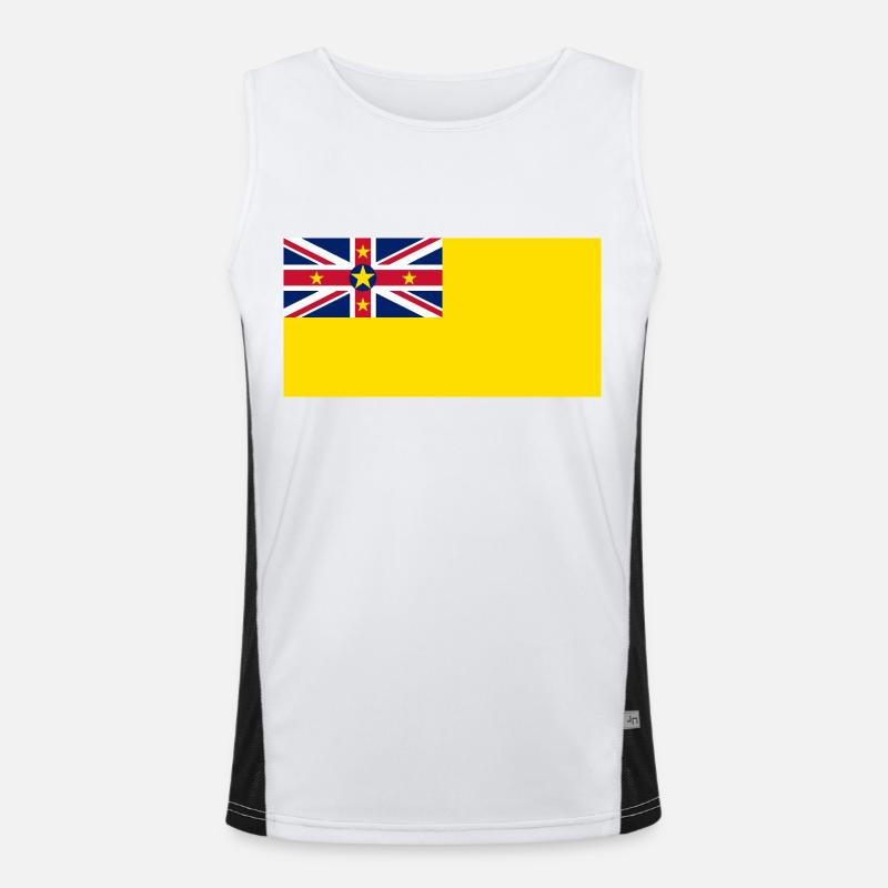 Niue Funktionelles Kontrast-Tank Top für Männer 