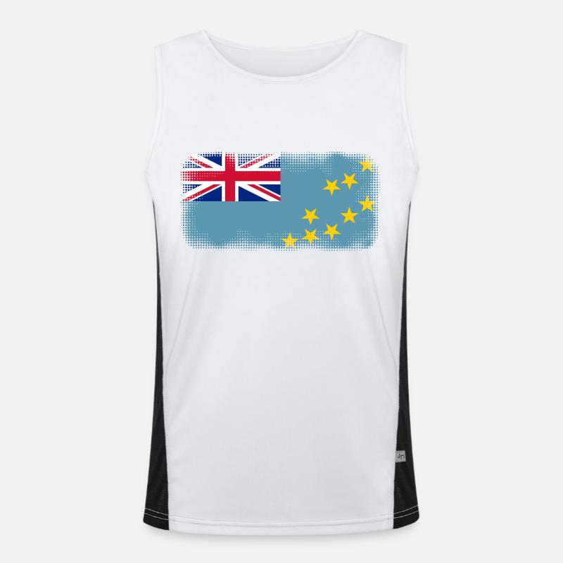 Tuvalu Tuvalu Débardeur respirant contrasté Homme 