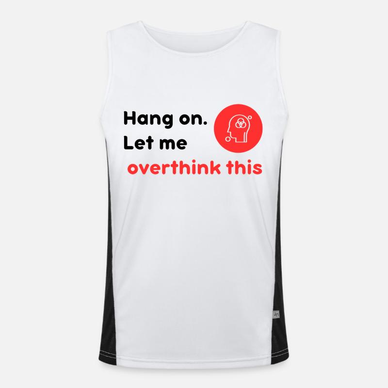 Hang on let me over think this Men's Functional Contrast Tank Top 