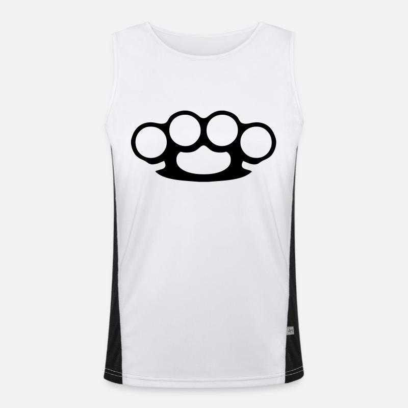 knuckle-duster Débardeur respirant contrasté Homme 