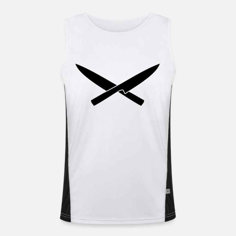 chefmesser Funktionelles Kontrast-Tank Top für Männer 