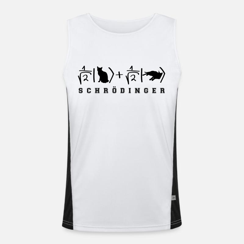 Schrodinger's Cat Men's Functional Contrast Tank Top 