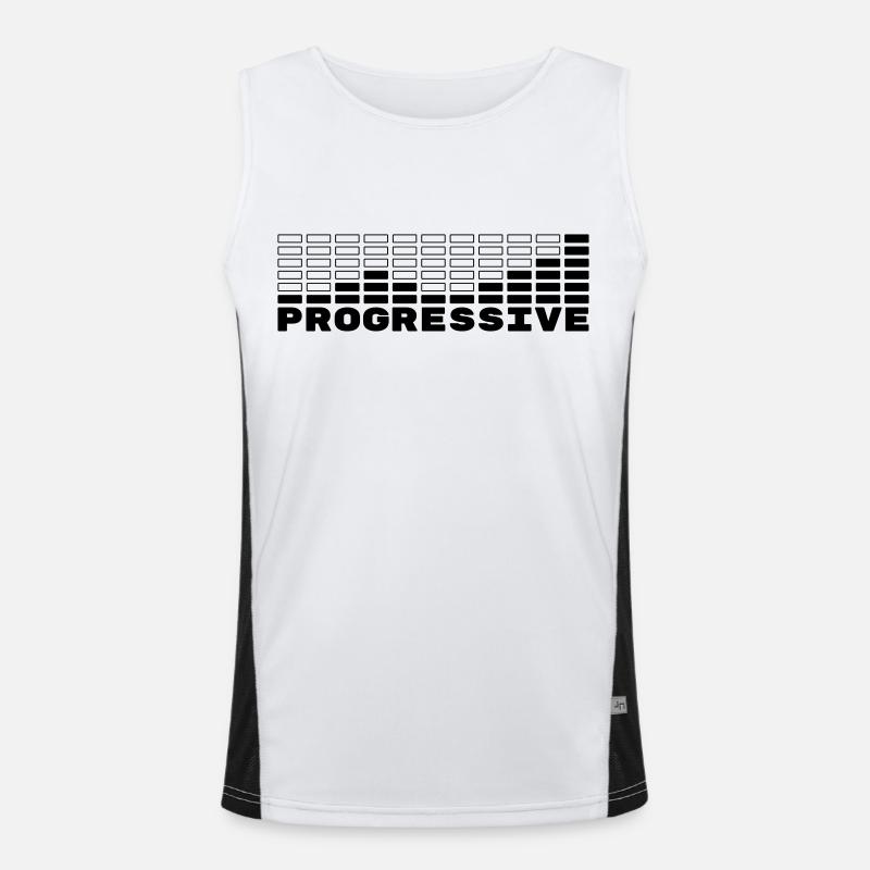 Progressive Funktionelles Kontrast-Tank Top für Männer 