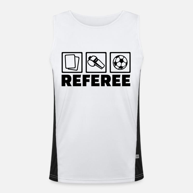 Referee Men's Functional Contrast Tank Top 