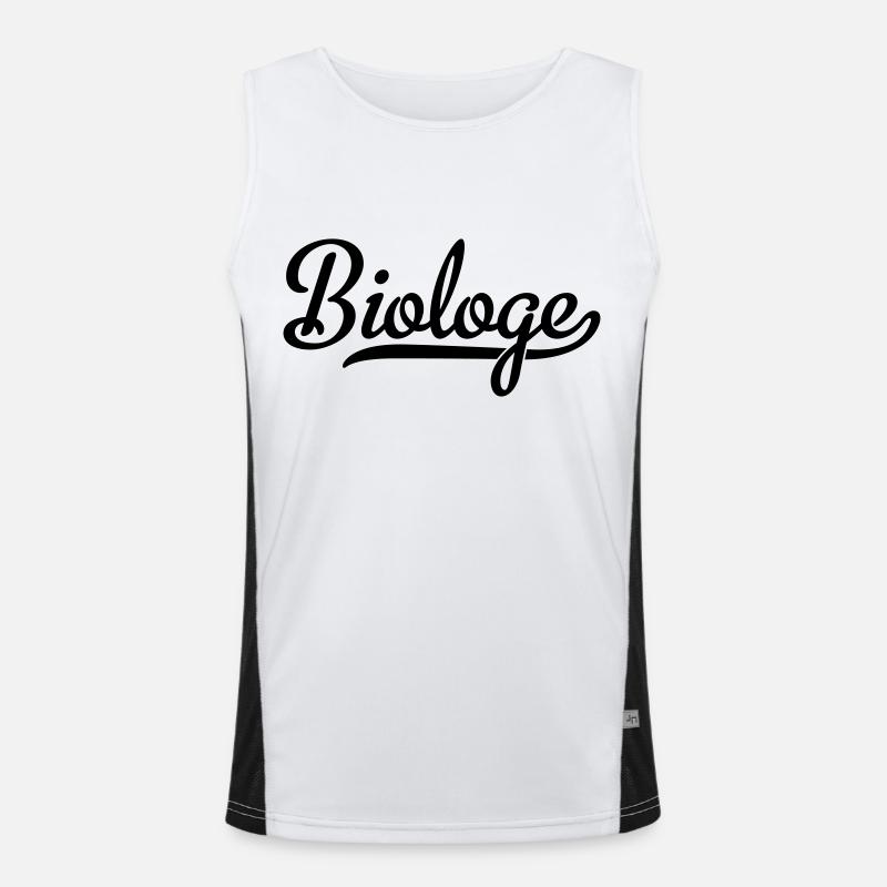 Biologe Funktionelles Kontrast-Tank Top für Männer 