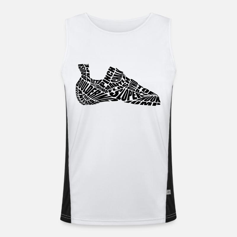 Chaussure de bloc - couleur sélectionnable! Débardeur respirant contrasté Homme 