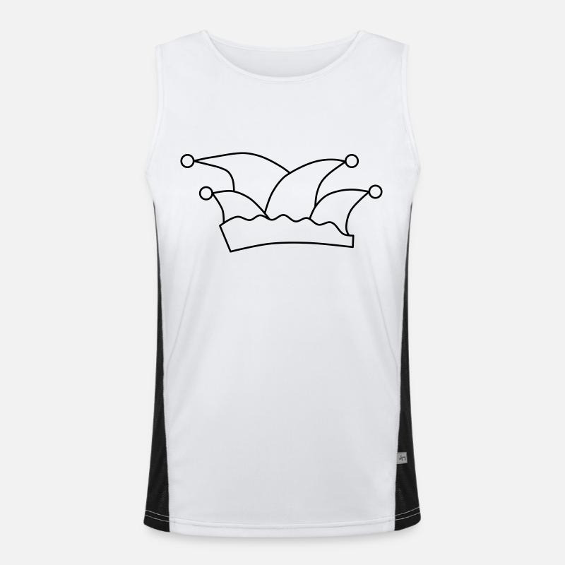 Fool's Cap Men's Functional Contrast Tank Top 