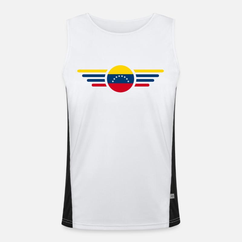 Venezuela Funktionelles Kontrast-Tank Top für Männer 