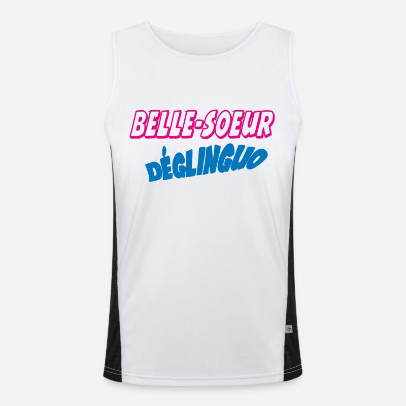Schwägerin Funktionelles Kontrast-Tank Top für Männer 