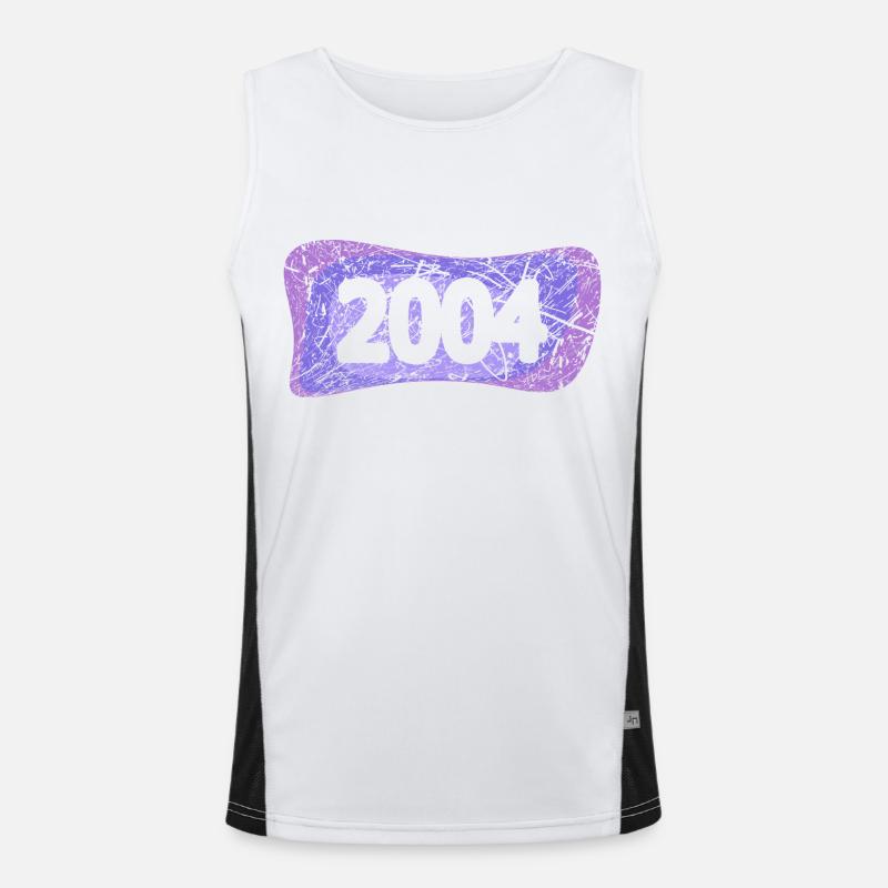Uni 2004 Funktionelles Kontrast-Tank Top für Männer 