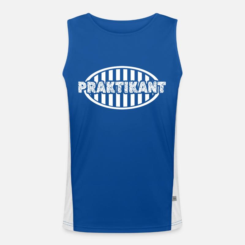Intern as a job Men's Functional Contrast Tank Top 