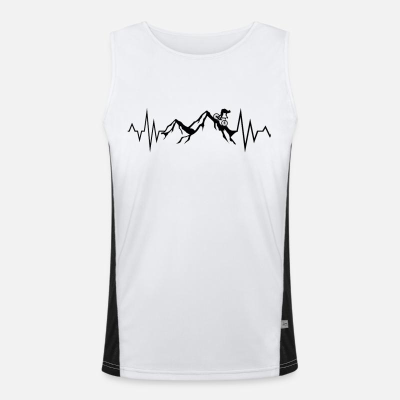 Mountain bikers Men's Functional Contrast Tank Top 