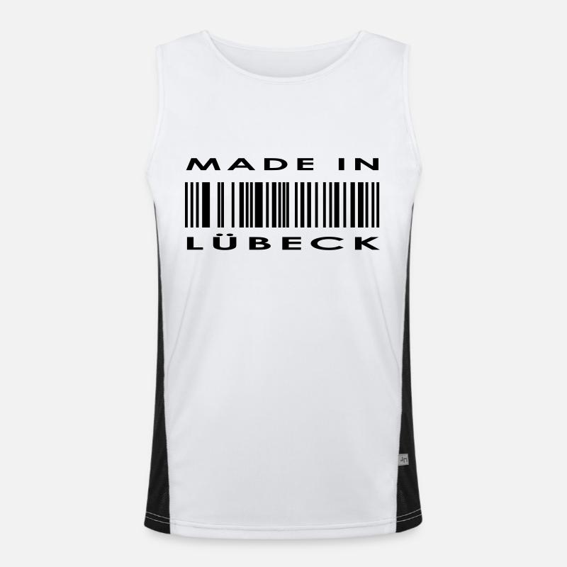 Lübeck Funktionelles Kontrast-Tank Top für Männer 