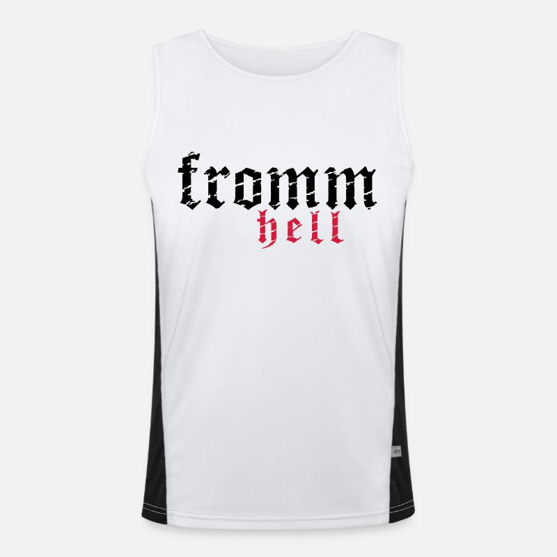 fromm hell_vec_2 fr Débardeur respirant contrasté Homme 