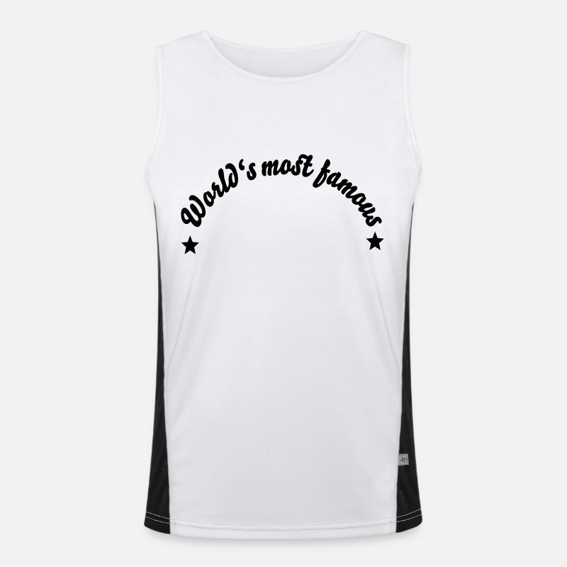 Rahmen Funktionelles Kontrast-Tank Top für Männer 