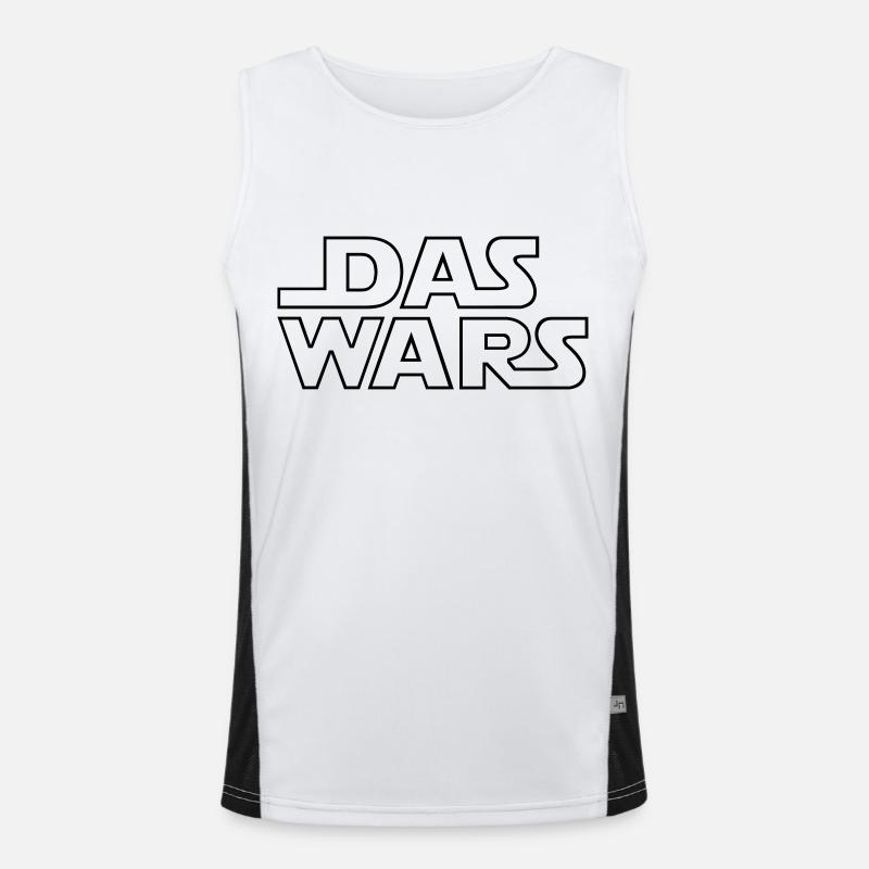 DAS WARS Funktionelles Kontrast-Tank Top für Männer 