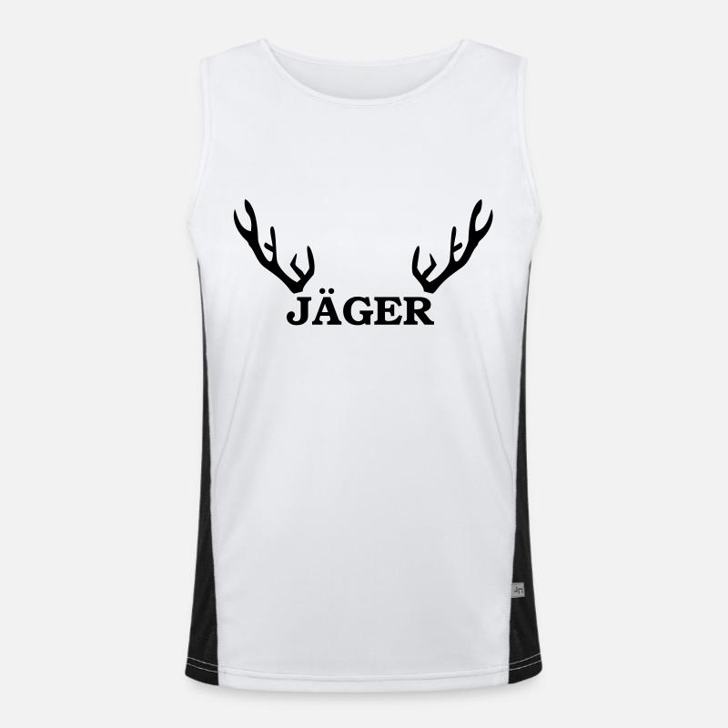 jäger Funktionelles Kontrast-Tank Top für Männer 