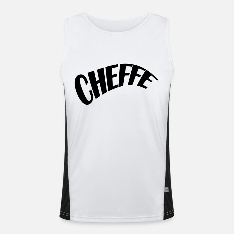 Cheffe Funktionelles Kontrast-Tank Top für Männer 