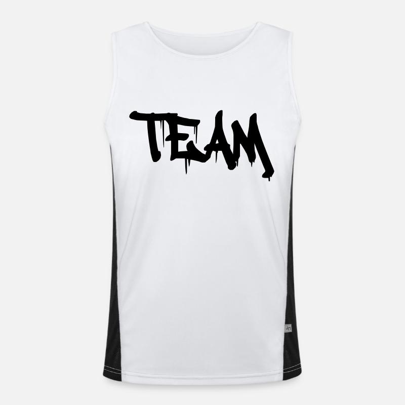 team Débardeur respirant contrasté Homme 