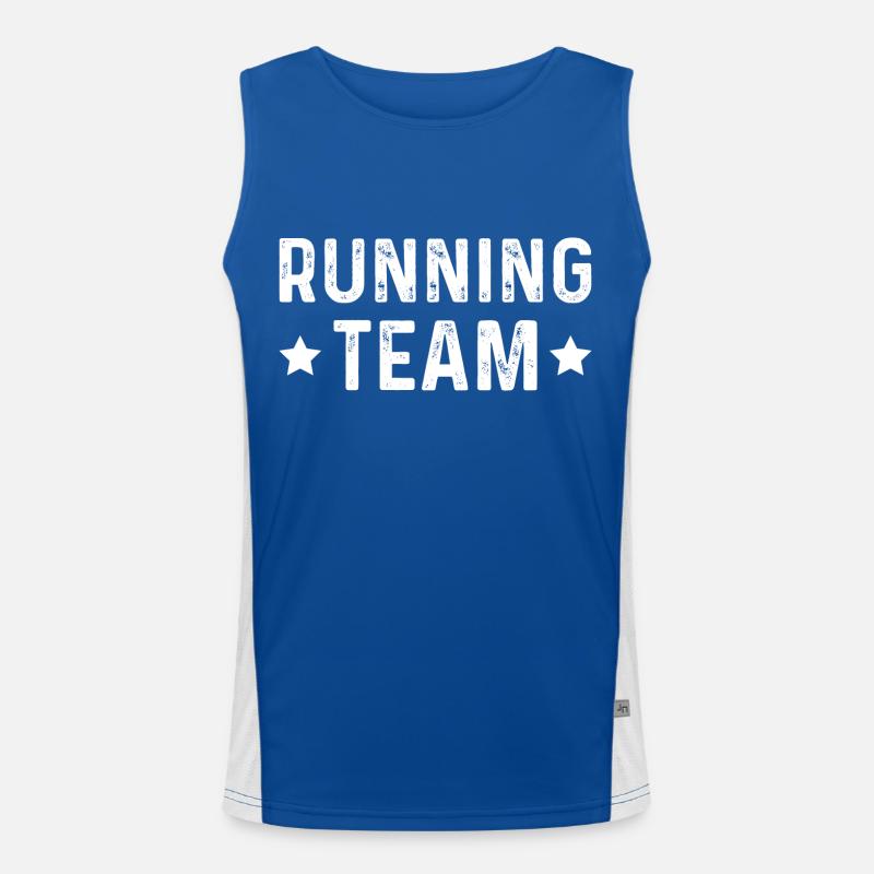 Équipe de course à pied Débardeur respirant contrasté Homme 