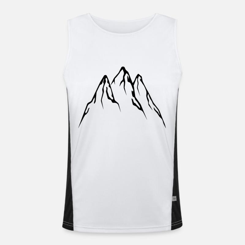 Berg - (14) Funktionelles Kontrast-Tank Top für Männer 