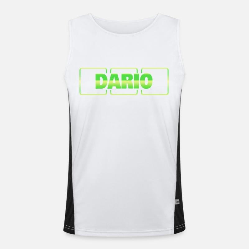 Geschenkidee Dario Funktionelles Kontrast-Tank Top für Männer 