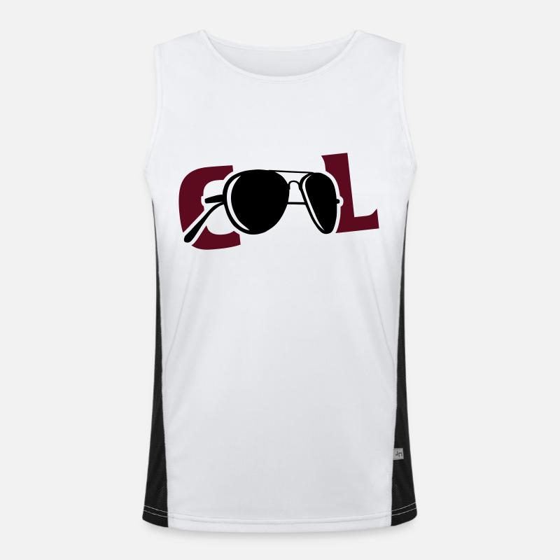 COOL Funktionelles Kontrast-Tank Top für Männer 