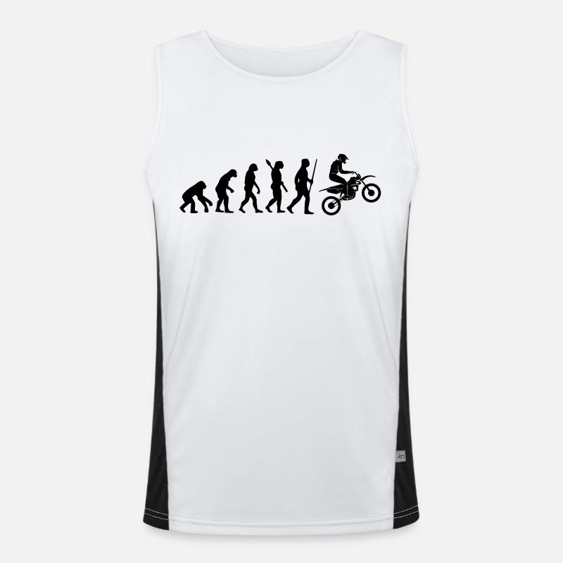 EVOLUTION DE LA MOTO Débardeur respirant contrasté Homme 