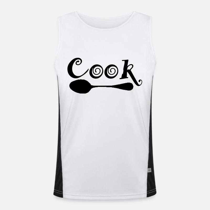 cook Funktionelles Kontrast-Tank Top für Männer 