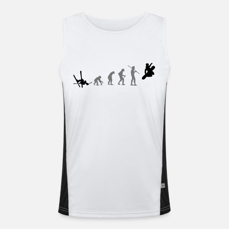 boarders evolution Funktionelles Kontrast-Tank Top für Männer 