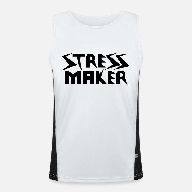 Stress Maker Men's Functional Contrast Tank Top 