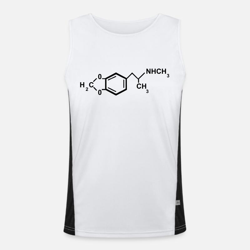 ecstasy formel Funktionelles Kontrast-Tank Top für Männer 