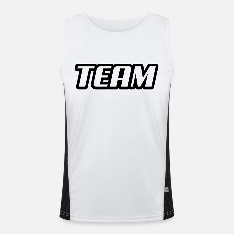team Funktionelles Kontrast-Tank Top für Männer 