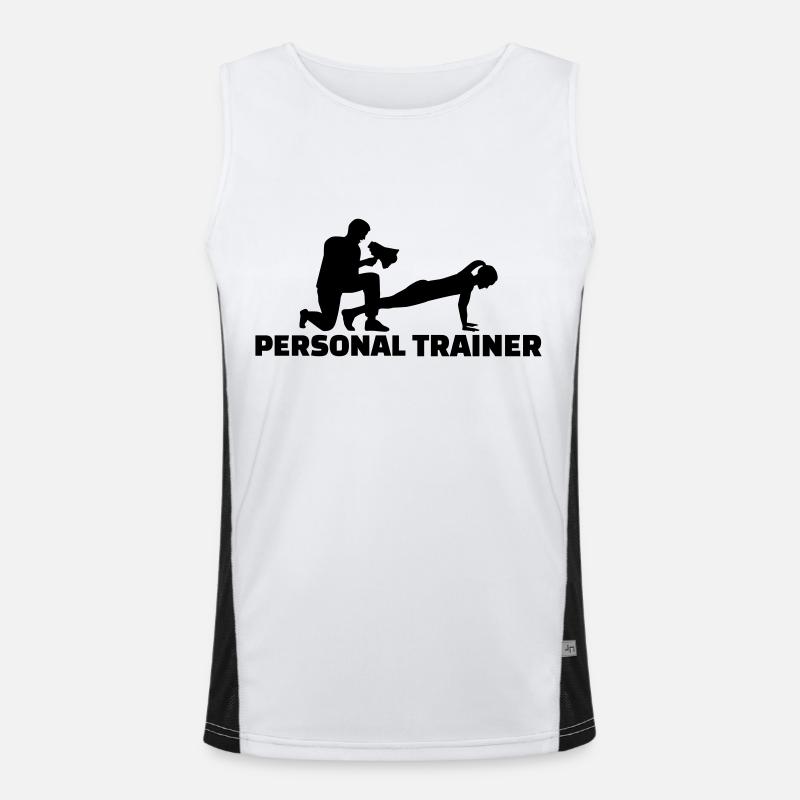 Personal trainer Men's Functional Contrast Tank Top 