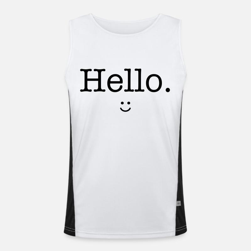 Hello :) Débardeur respirant contrasté Homme 