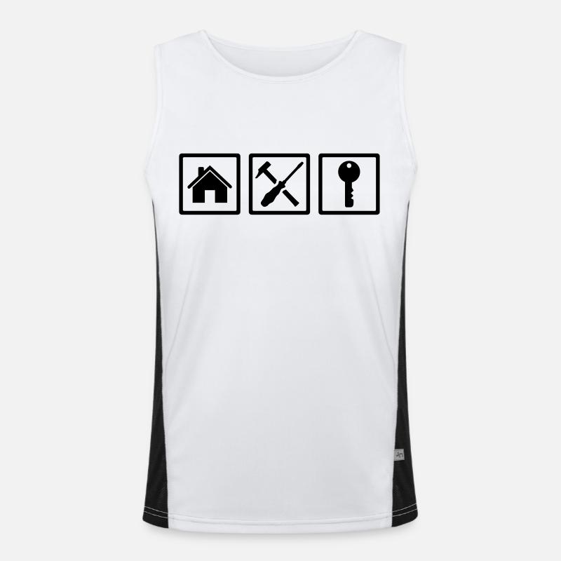 Janitor Men's Functional Contrast Tank Top 