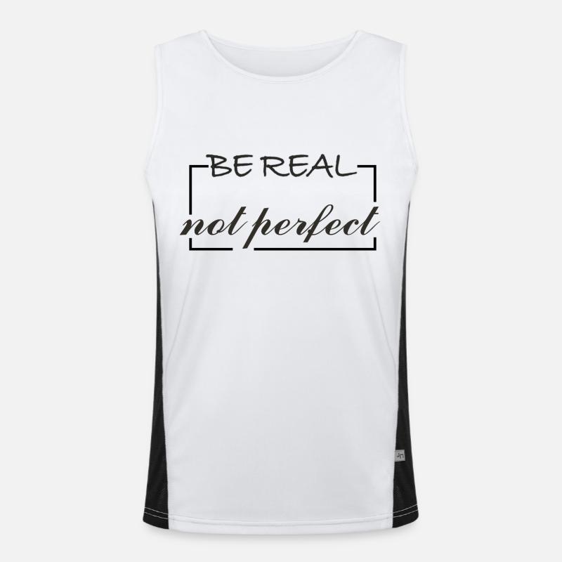 Be Real Men's Functional Contrast Tank Top 