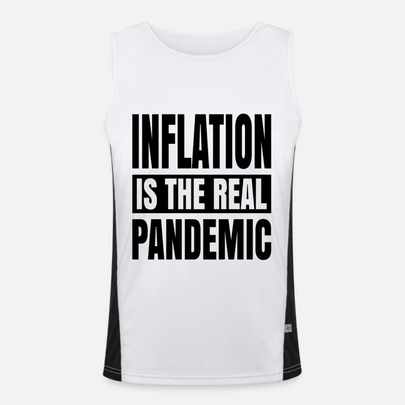 L’inflation est la véritable pandémie Débardeur respirant contrasté Homme 