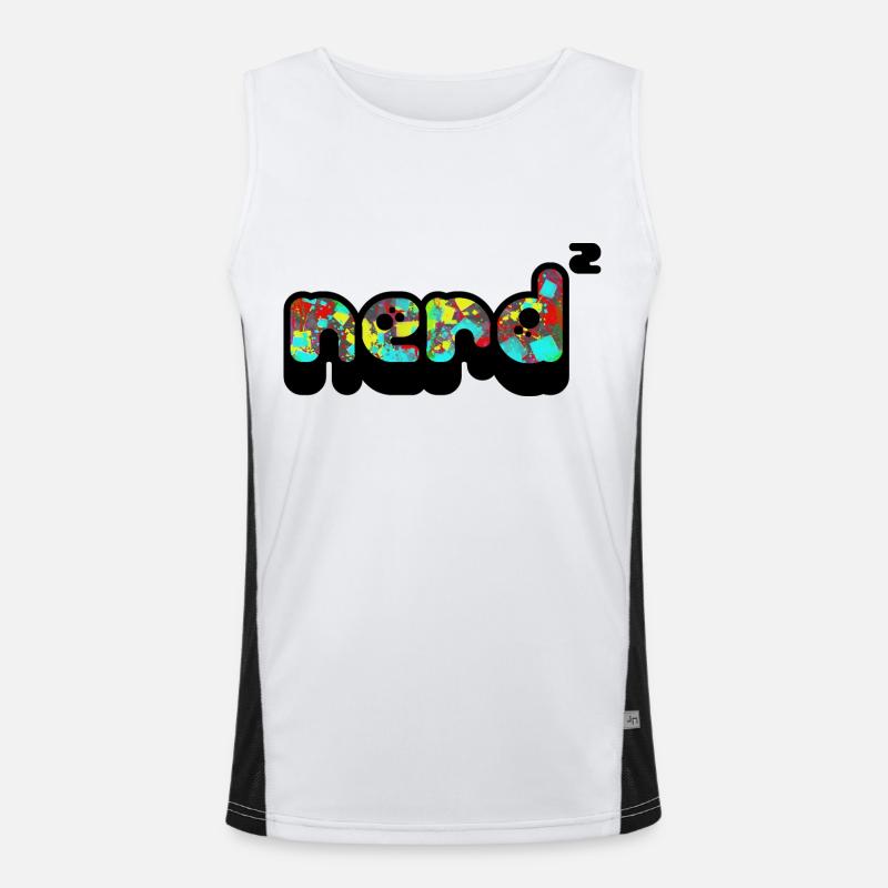 Nerd Men's Functional Contrast Tank Top 