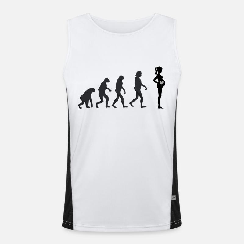 Enceinte - Évolution humaine Débardeur respirant contrasté Homme 