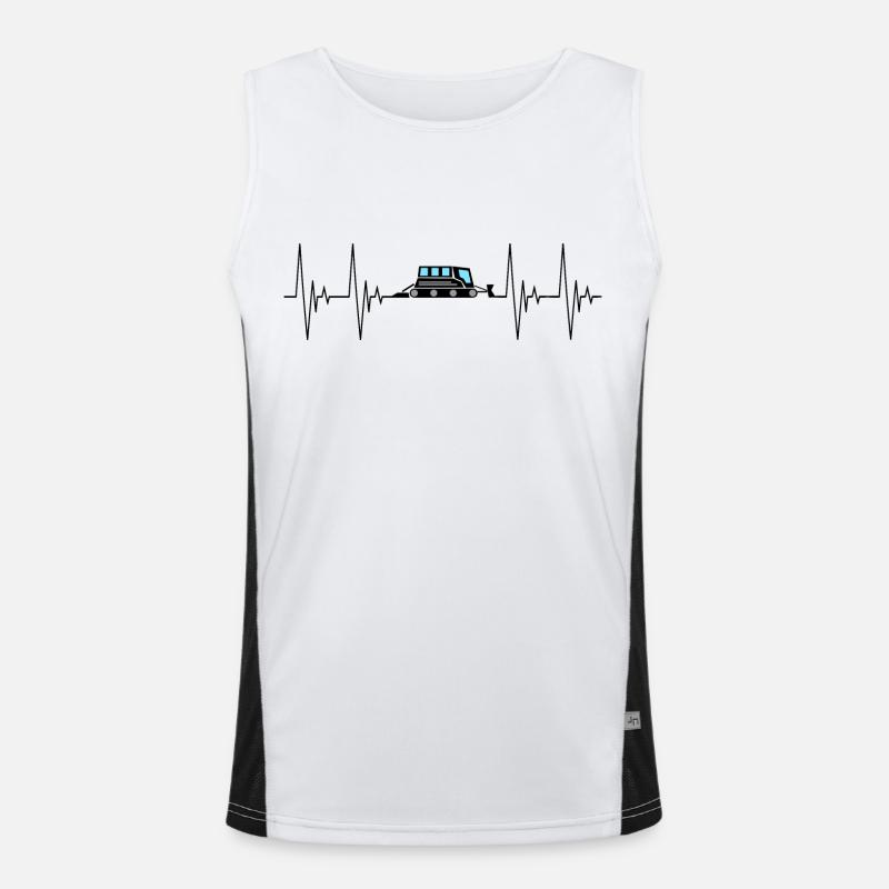 Dameuse Heartbeat Completed Transport Noir Débardeur respirant contrasté Homme 