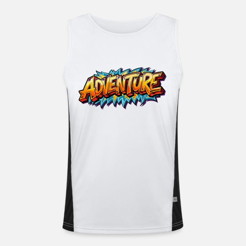 Abenteuer Funktionelles Kontrast-Tank Top für Männer 