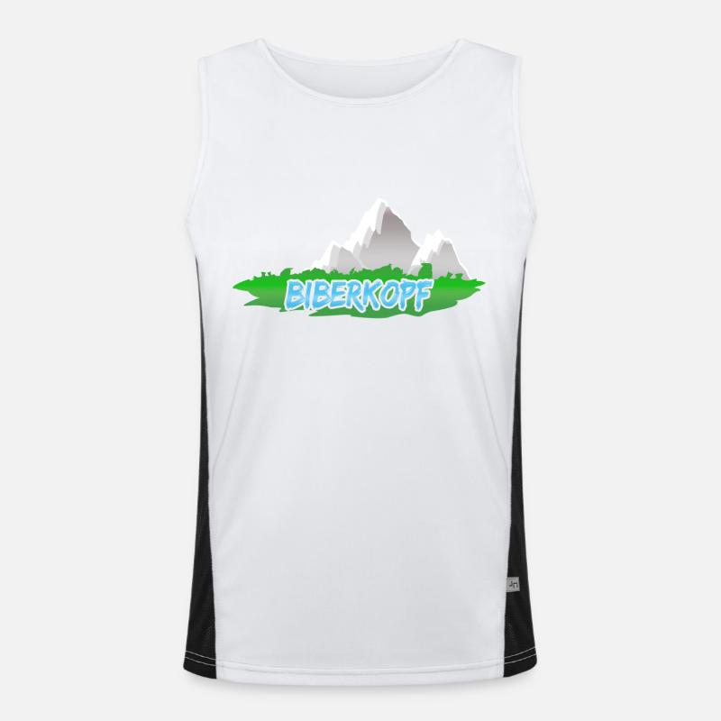 Biberkopf Biberkopf Funktionelles Kontrast-Tank Top für Männer 