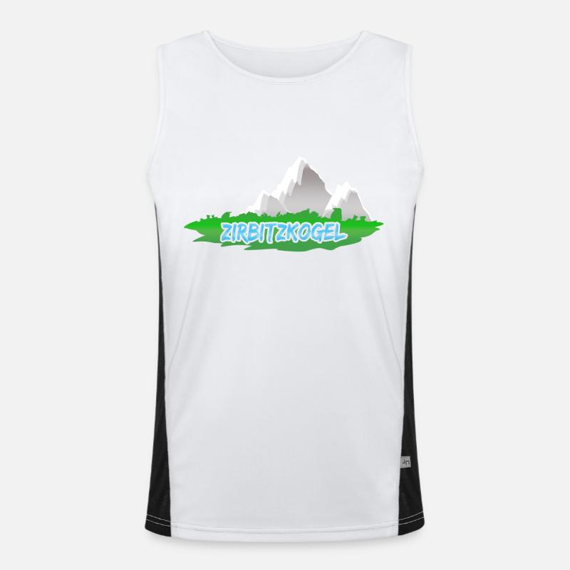 Zirbitzkogel Funktionelles Kontrast-Tank Top für Männer 