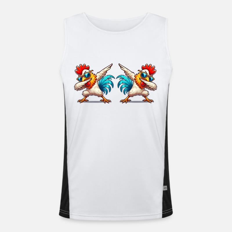 Dabbing 2 Men's Functional Contrast Tank Top 