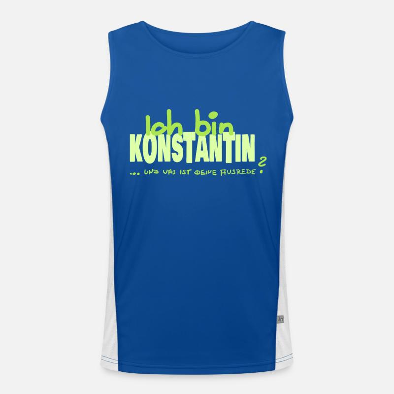 Konstantin Konstantin Funktionelles Kontrast-Tank Top für Männer 