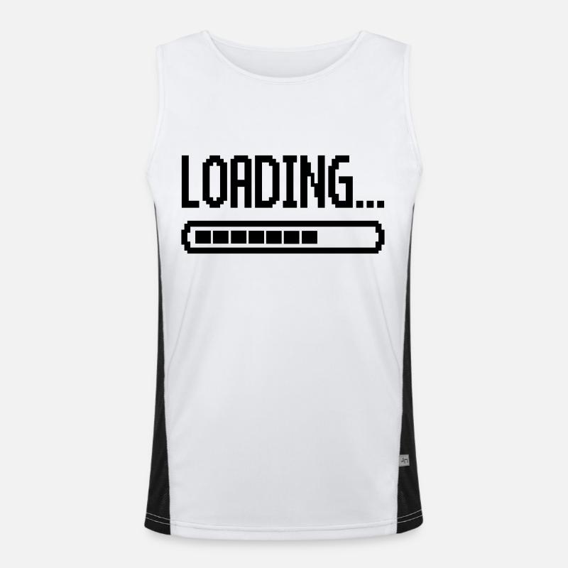 loading ladebalken Funktionelles Kontrast-Tank Top für Männer 